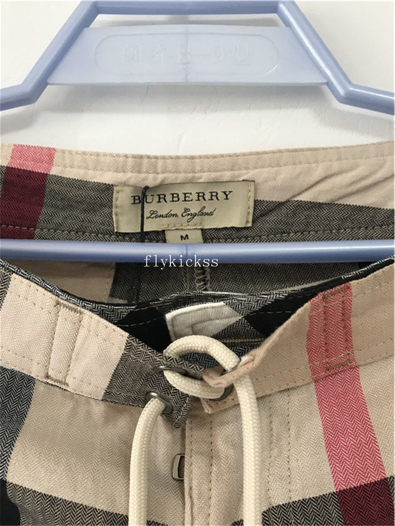 Burberry Sean Cotton Check Shorts